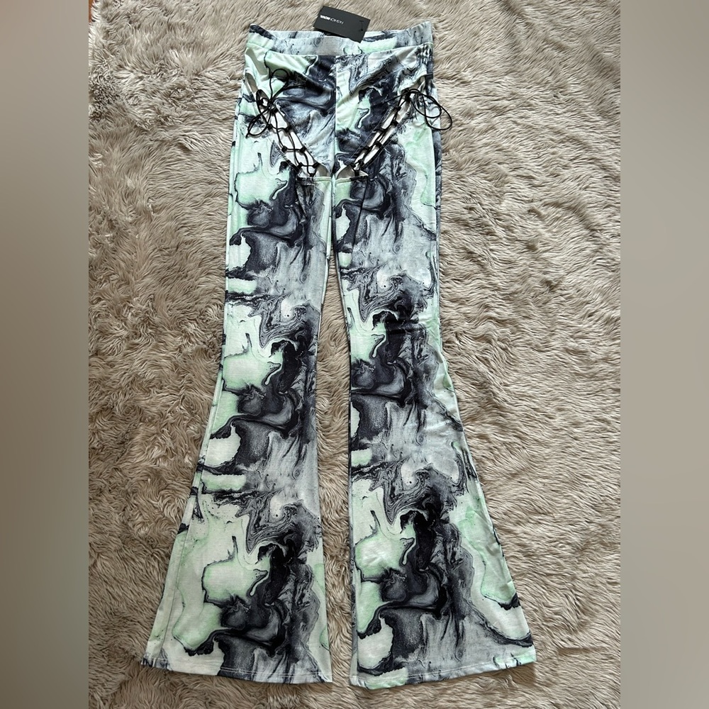 Festival lace flare pants